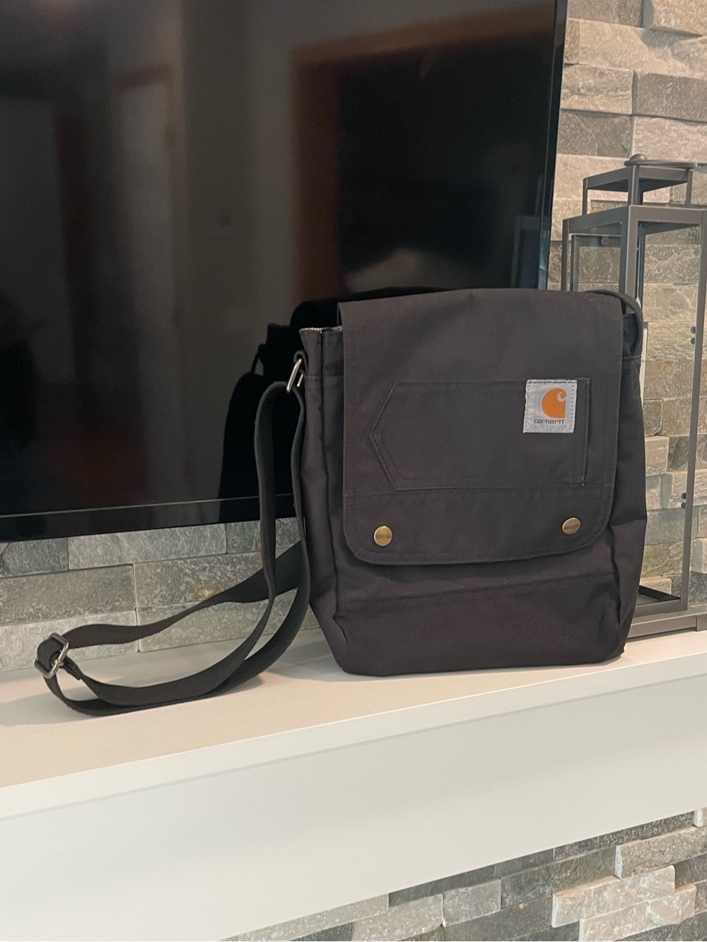 Carhartt Crossbody Snap Bag - Black